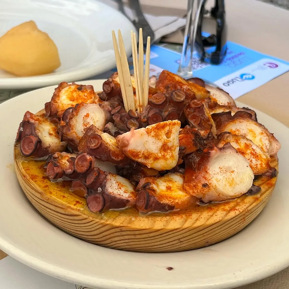 Pulpo á feira del Restaurante Toni Portela en Lugo